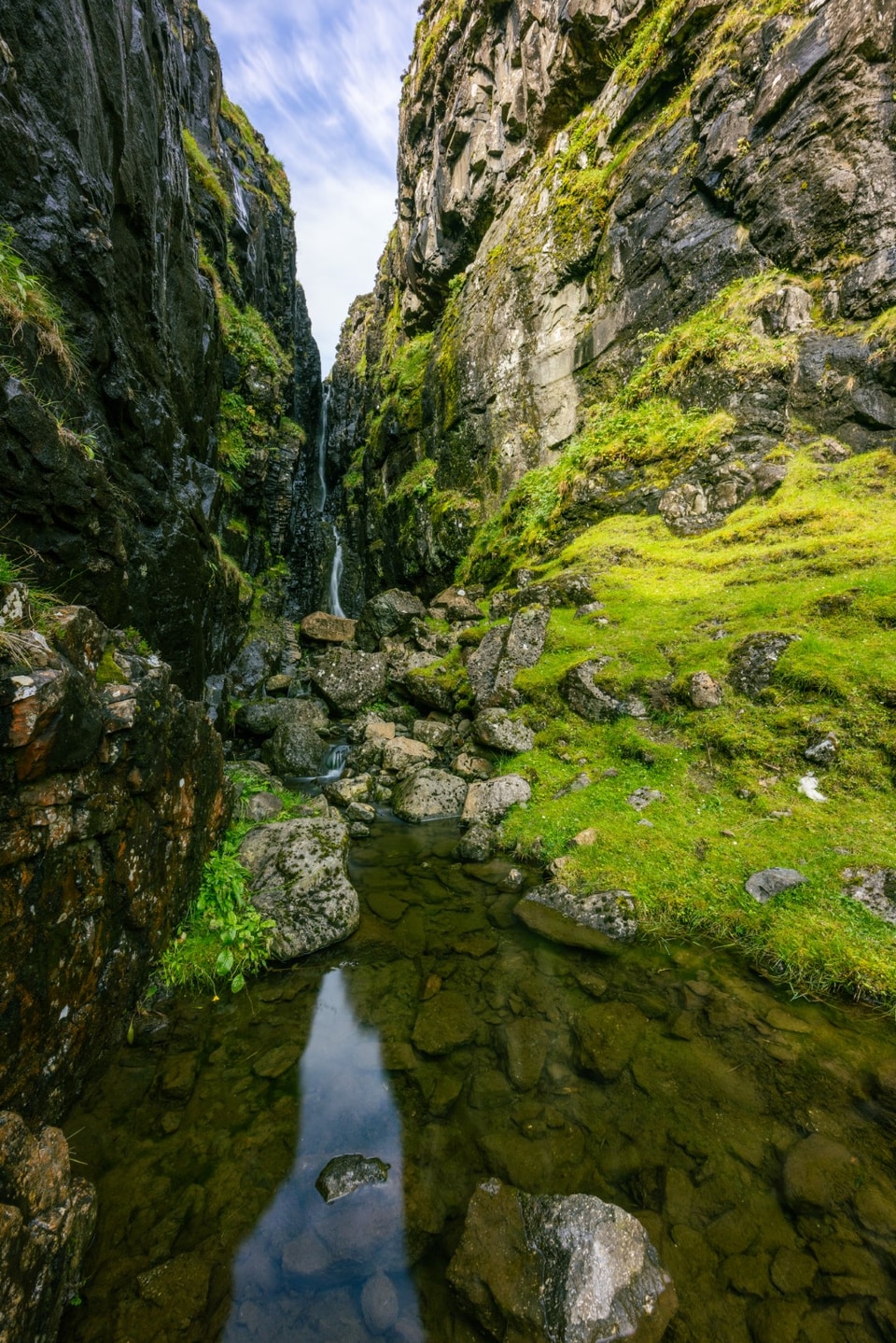 Faroe Islands photo: on the road to funningur large