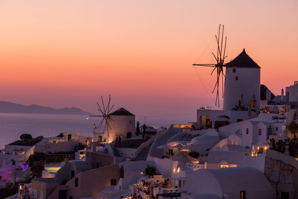 Greece photo: 1 santorini at sunset 2