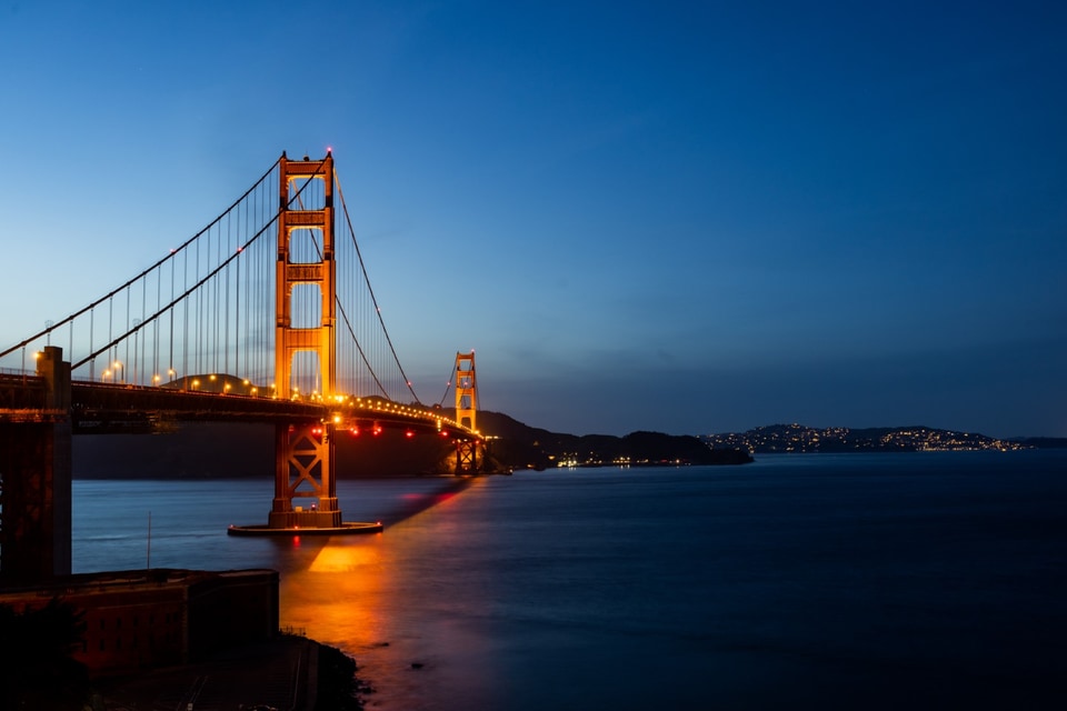 San Francisco photo: 1 san francisco goldengate night large